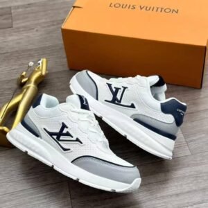 Louis Vuitton Sneakers - White, Blue, Red, Black